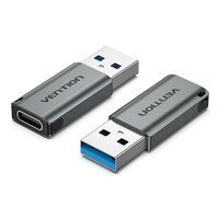 Picture of Vention USB 3.0 Male to USB-C Female Adapter, Gray, CDPH0