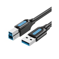 Picture of Vention USB 3.0 A Male to B Male PVC Cable, 0.5M, Black, COOBD