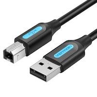 Picture of Vention USB 2.0 A Male to B Male PVC Cable, 1M, Black, COQBF
