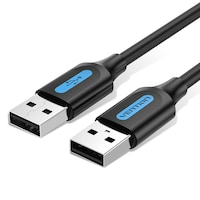 Picture of Vention PVC USB 2.0 A Male to A Male Cable, 2M, Black, COJBH