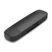 Picture of Vention 2-in-1 USB 3.0 C Card Reader(SD+TF), Dual Drive Letter, Black, CLKB0