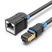 Picture of Vention Cat.6 SSTP Extension Patch Cable, 0.5M, Black, IBLBD