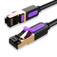 Picture of Vention Cat.7 SSTP Patch Cable, 0.5M, Black, ICDBD