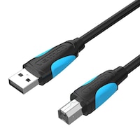 Picture of Vention USB2.0 A Male to B Male Print Cable with 2 Ferrite Core, 10M, Black, VAS-A16-B1000