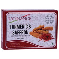 Picture of Satinance Turmeric & Saffron Aromatherapy Bathing Bar, 100 Gm