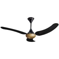Reef Modern Ceiling Fan for Living Rooms, Champagne Gold, Carton Of 2 Pcs