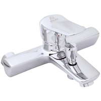 Reef Lotus Shower Hot and Cold Mixer Fiona, Silver