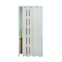 Robustline Folding Sliding Door with Glass, 210x100cm, White