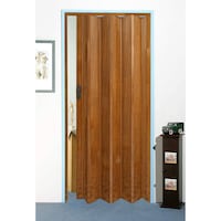 Robustline Dark Oak Folding Sliding Door, 220x110cm