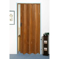 Robustline Dark Oak Folding Sliding Door, 210x100cm