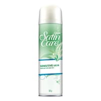 Gillette Satin Care Aloe Vera Sensitive Skin Shaving Gel, 195gm
