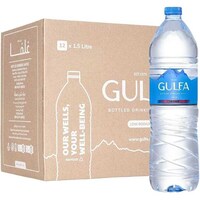 Gulfa Bottled Drinking Water, 1.5L, Carton of 12