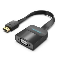 Picture of Vention Flat HDMI To VGA Converter With Female Micro Usb & Audio Port, 0.15M, ACKBB