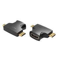 Picture of Vention 2 In 1 Mini HDMI & Micro HDMI Male To HDMI Female Adapter, AGFB0
