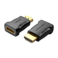 Picture of Vention HDMI Male To Female Adapter, Black, Set Of 2 Pcs, AIMB0-2