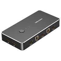 Vention 2 In 1 Out HDMI Kvm Switch, Black, AFRB0