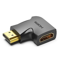 Picture of Vention HDMI 270 Degree Male To Female Vertical Flat Adapter, Black, AIQB0