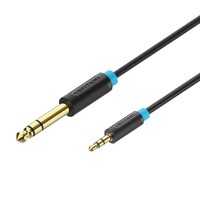 Vention 6.5mm Male to 3.5mm Male Audio Cable, 3m, Black, BABBI