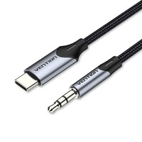 Picture of Vention USB-C Male to 3.5MM Male Cable, 1.5m, Grey, BGKHG