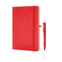 Picture of Libellet Giftology A5 Notebook With Pen Set, Red