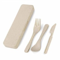 Picture of Hella Eco-Neutral Wheat Straw Cutlery Set, 3Pcs