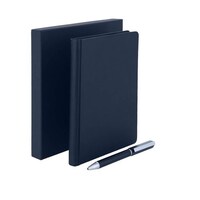 Picture of Tomar Santhome Set Of Pu Thermo Notebook & Pen, Blue