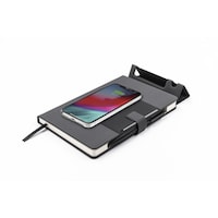 Picture of Santhome Kamez Wireless Deluxe Notebook with Phone Stand, 15W