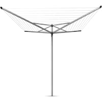 Brabantia Rotary 4 Arms Drying Stand, 50m, Silver