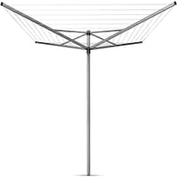 Brabantia Rotary Top Spin Clothes Dryer Stand, 60m, Silver