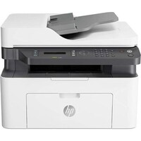 HP Laser MFP 137FNW, Print, Copy, Scan, 4ZB84A, White