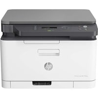 HP Color Laser MFP 178NW Print, Copy, Scan, 4ZB96A, White