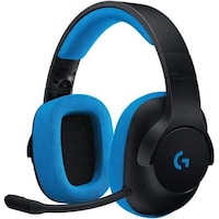 Logitech G233 Prodigy Wired Gaming Headset, Black/Blue