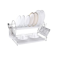 Picture of Asia Stainless Steel Dish Rack, LGD1408, White