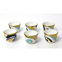 Picture of Blackstone Ceramic Cawa Cup, Multicolour, Set of 6 Pcs