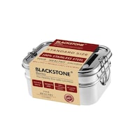 Picture of Blackstone Stainless Steel Bento Lunch Box, Silver