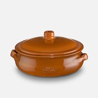 Picture of Regas Spanish Round Casserole with Lid, 23cm, 1.5L, Brown