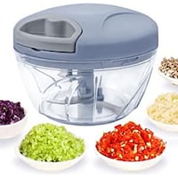 Picture of Blackstone Manual Handy Food Chopper with Stainless Steel Blades, 900 ml