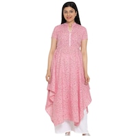 Picture of Ezis Fashion Women's Floral Printed Kurti, BSH0945299, Pink