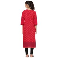 Picture of Ezis Fashion Women's Printed Kurti, BSH0945317, Red
