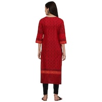 Picture of Ezis Fashion Women's Printed Kurti, BSH0945271, Red