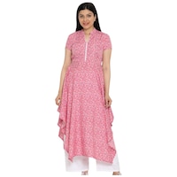 Picture of Ezis Fashion Women's Floral Printed Kurti, BSH0945300, Pink