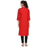 Picture of Ezis Fashion Women's Printed Kurti, BSH0945316, Red