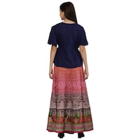 Ezis Fashion Women's Printed Skirt, BSH0945327, Multicolour