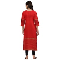 Picture of Ezis Fashion Women's Printed Kurti, BSH0945338, Red