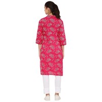 Picture of Ezis Fashion Women's Floral Printed Kurti, BSH0945312, Pink