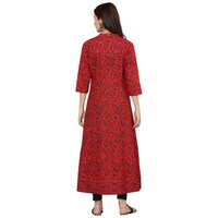 Picture of Ezis Fashion Women's Printed Kurti, BSH0945345, Red