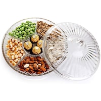 Picture of Blackstone Acrylic Tray with 6 Dividers & Stylish Lid, BA4117