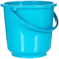 Asian Plastic Bucket with Handle for Home Bathroom