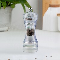 Blackstone Acrylic Manual Pepper Mill with Strong Adjustable Ceramic Grinders