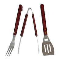 Blackstone Wooded Bbq Accessories Grilling Tool Set